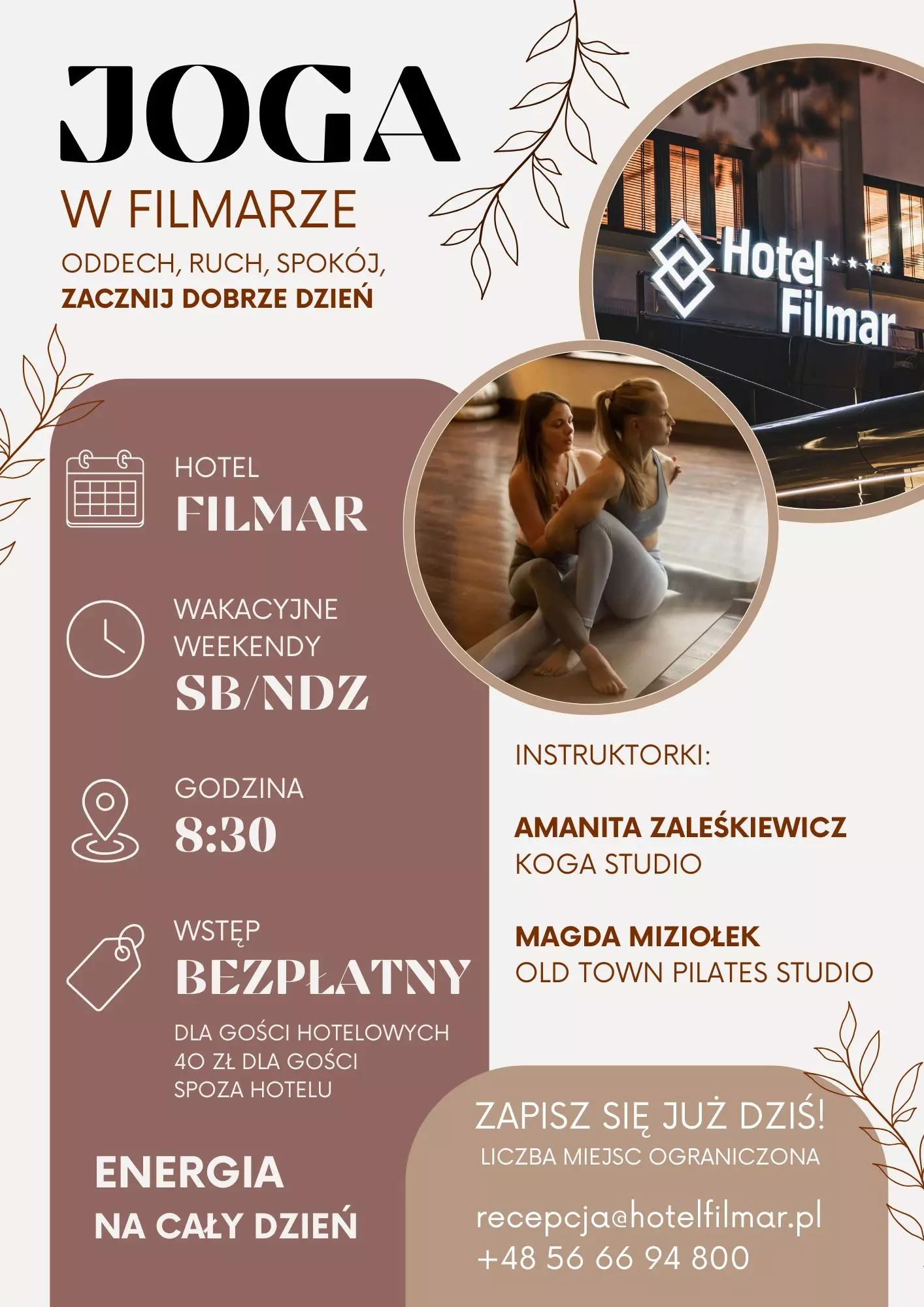 Oferta - Joga w Filmarze