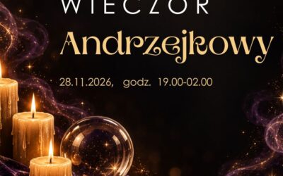 Andrzejki 2026 w Toruniu – Wieczór Andrzejkowy w Hotelu Filmar